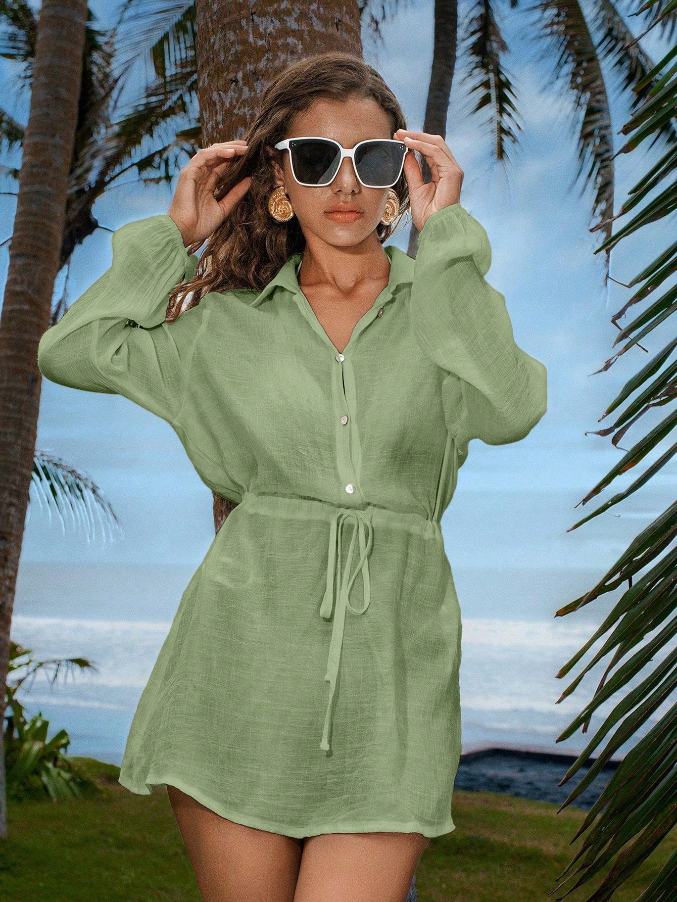 Saída de Praia Elegante Adriana