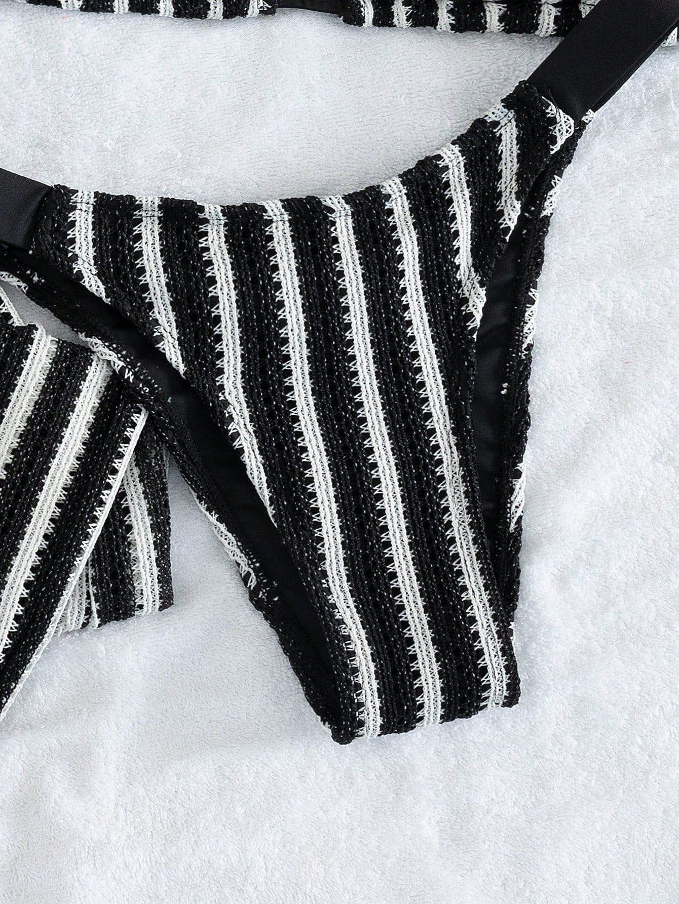 Conjunto Biquíni 3 Peças Tricô Rebeca