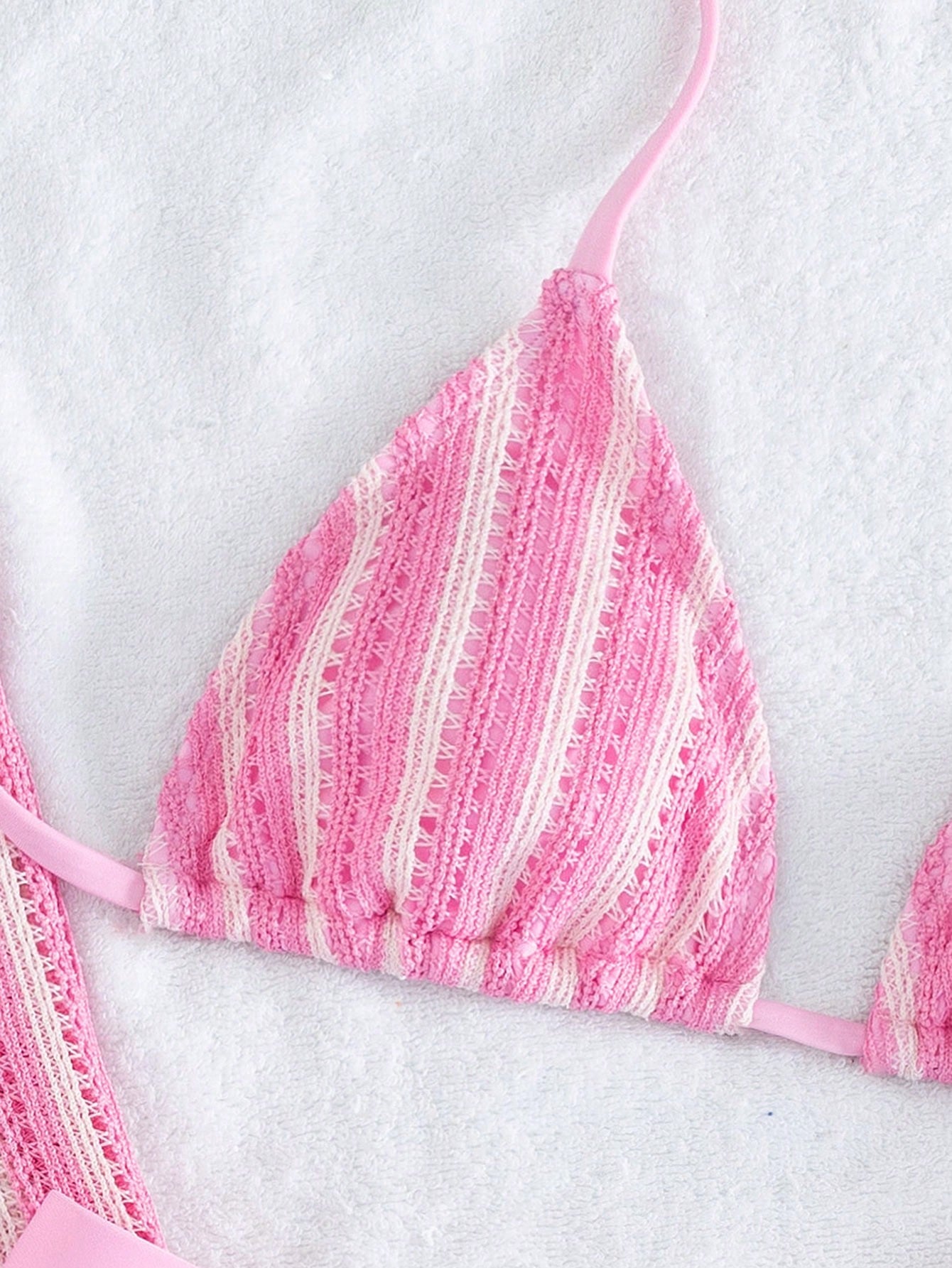 Conjunto Biquíni 3 Peças Tricô Rebeca
