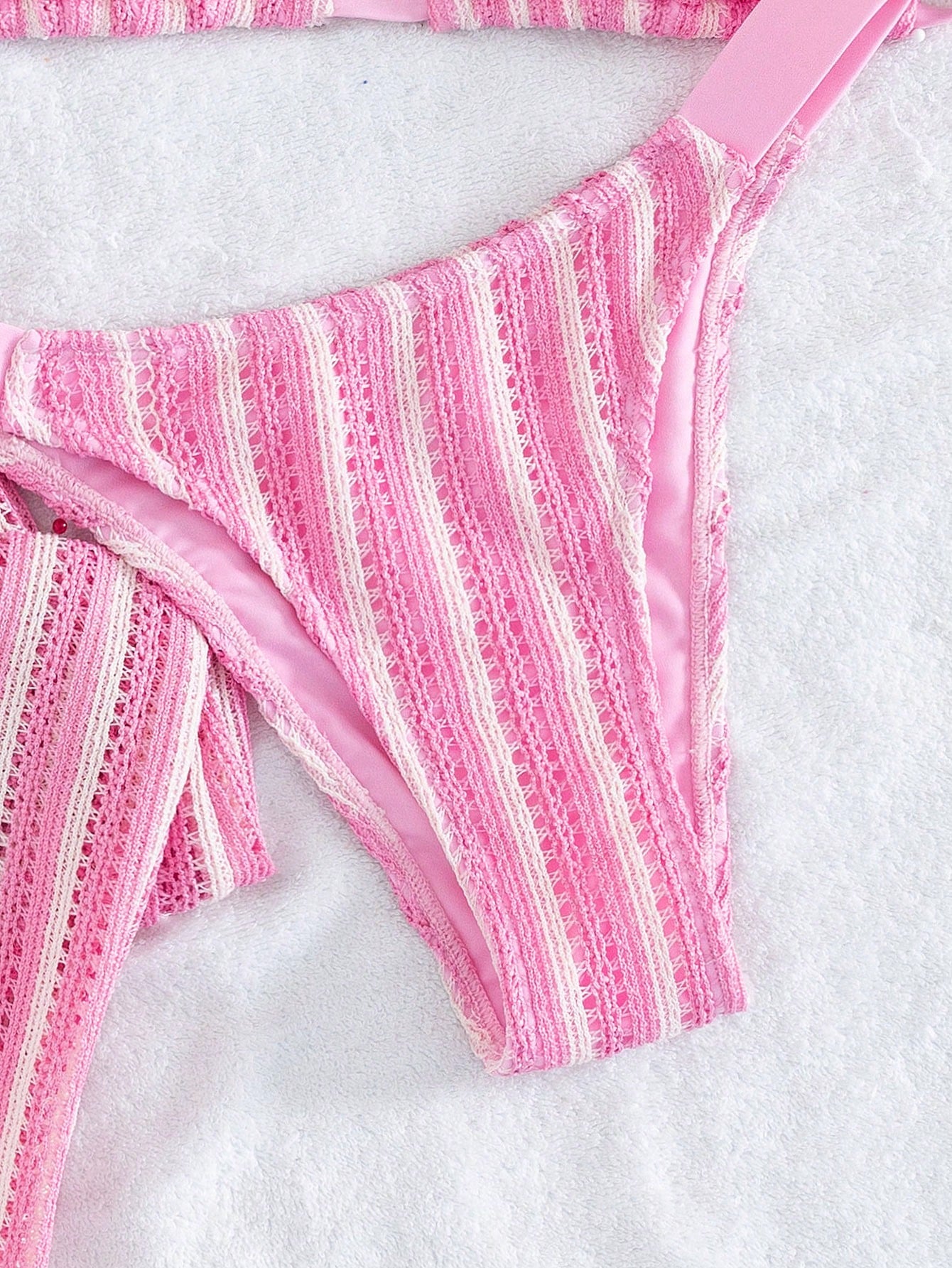 Conjunto Biquíni 3 Peças Tricô Rebeca