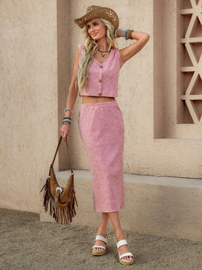 Conjunto 2 Peças Listrado e Elegante