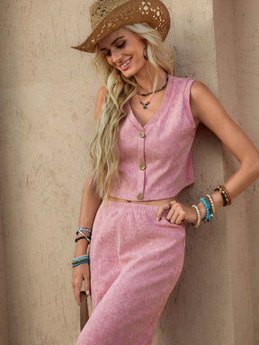 Conjunto 2 Peças Listrado e Elegante