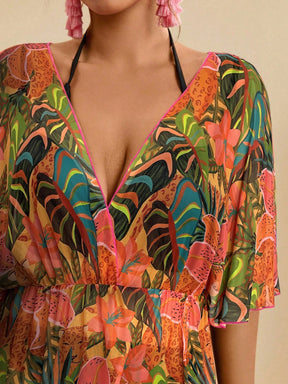 Saída de Praia Plus Size Leandra