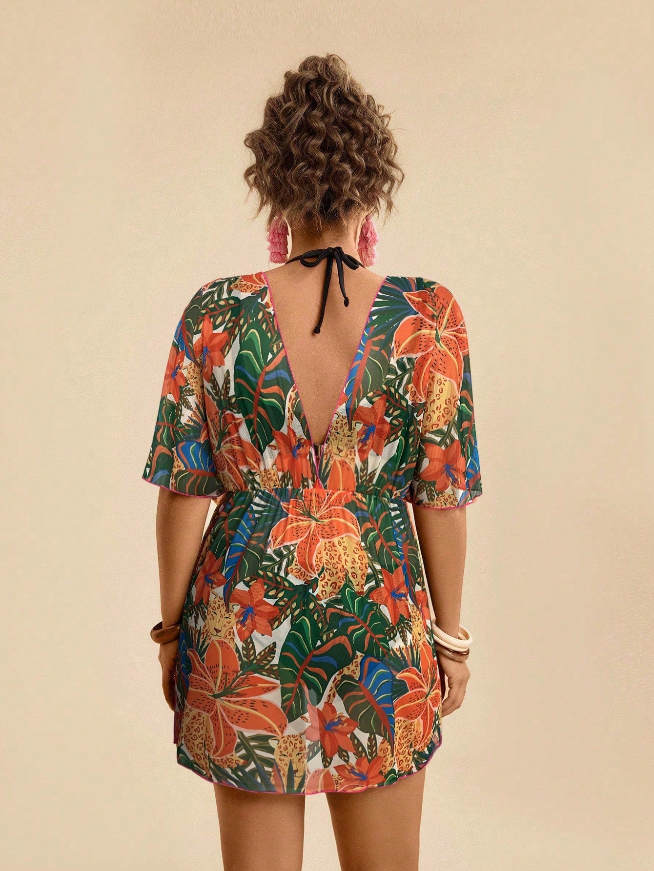 Saída de Praia Plus Size Leandra