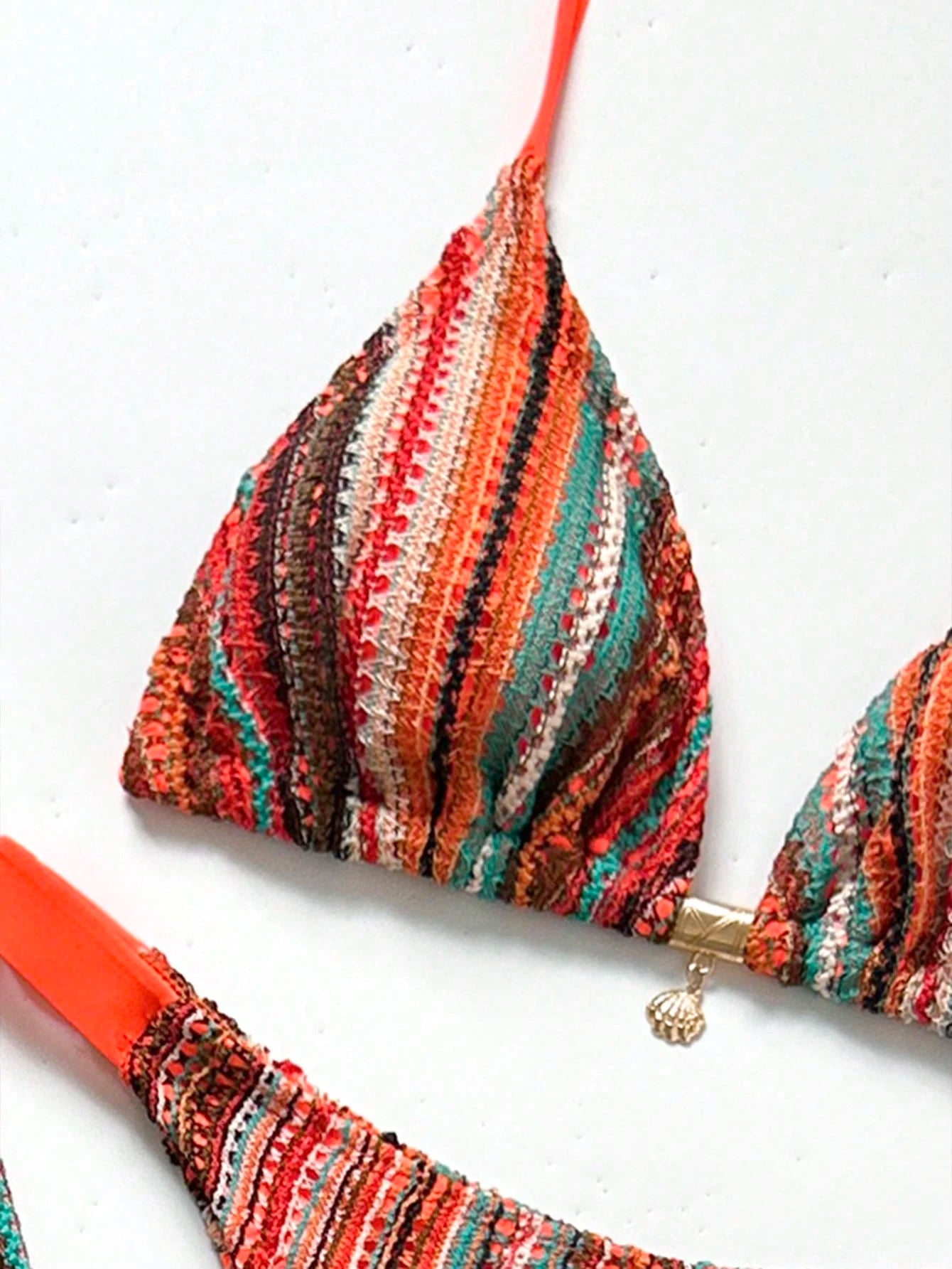 Conjunto Biquíni 3 Peças Tricô Elegante Ariela