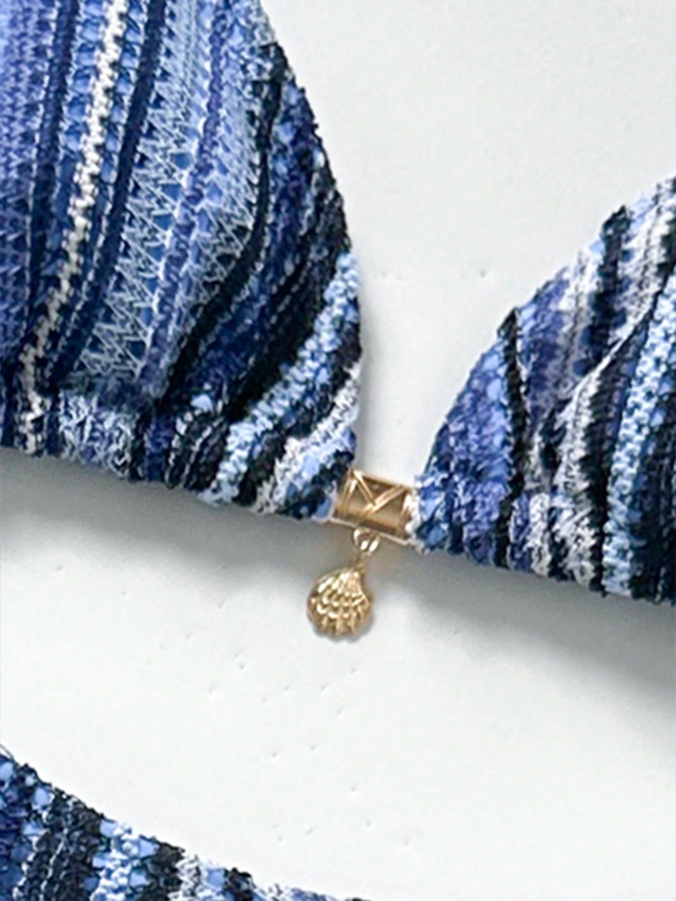 Conjunto Biquíni 3 Peças Tricô Elegante Ariela
