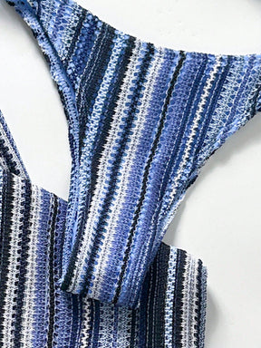 Conjunto Biquíni 3 Peças Tricô Elegante Ariela