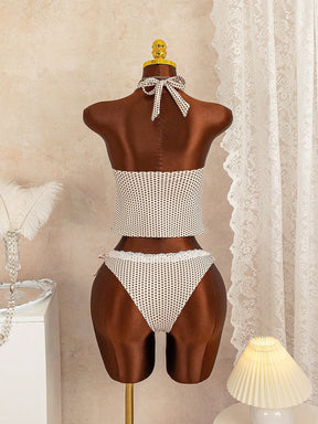 Tankini Minimalista com Renda Leticia