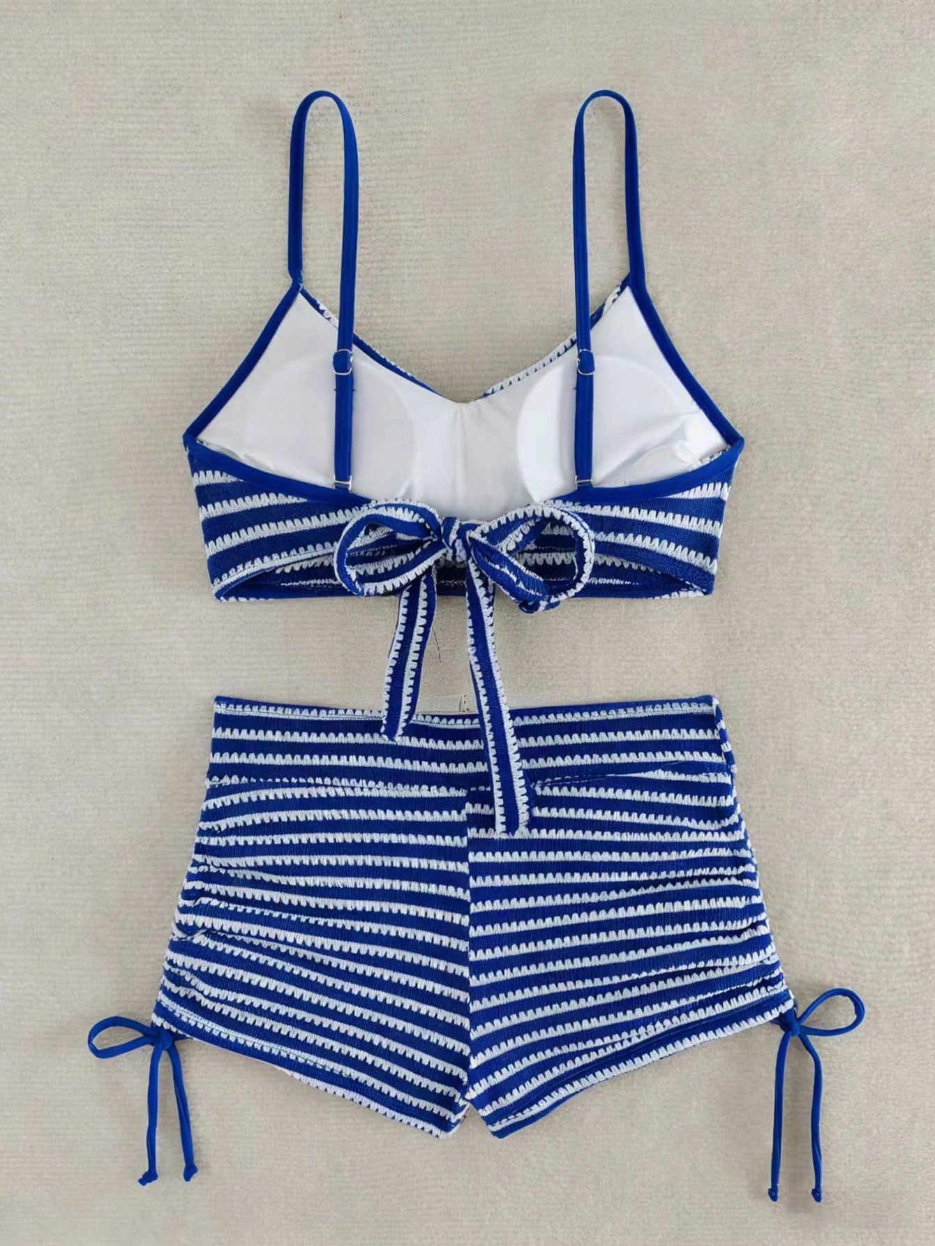 Conjunto Biquíni Shorts 2 Peças Texturizado Alice M