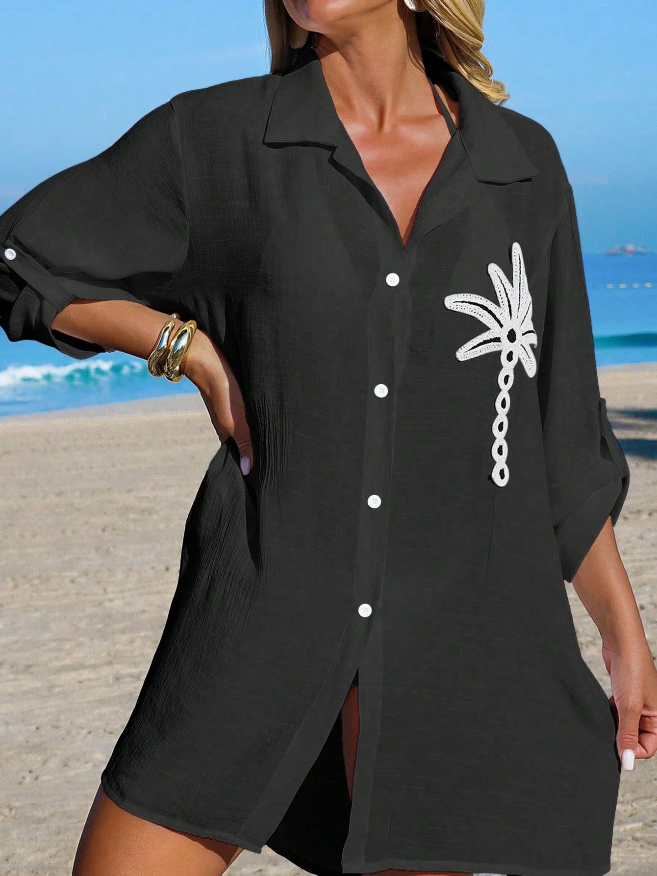 Kimono Camisa Flora