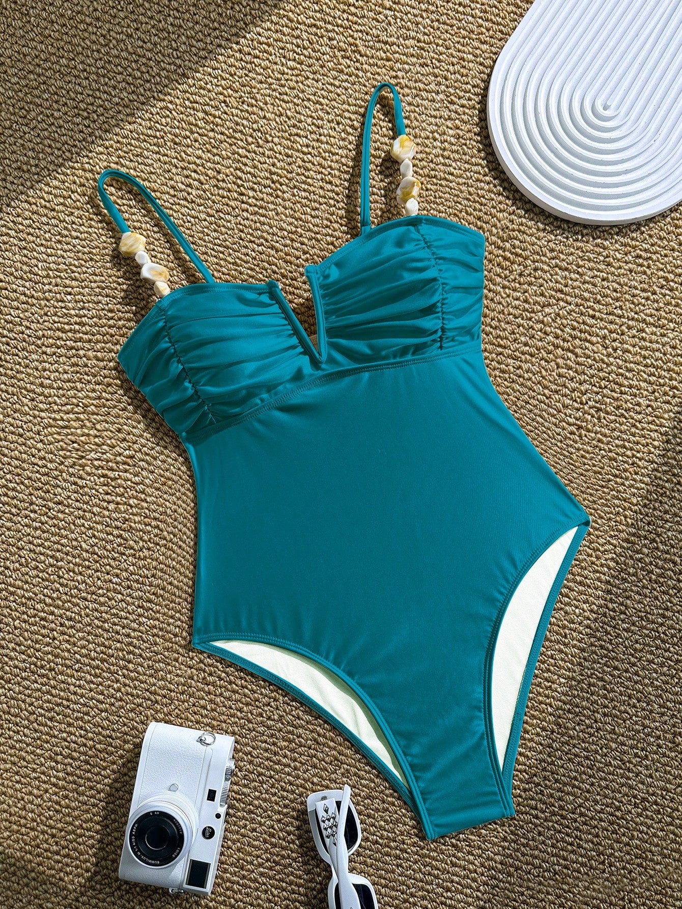 Maiô Elegante Franzido V Catarina