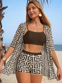 Conjunto Biquíni 3 Peças Íris