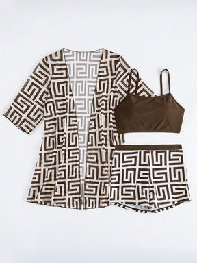 Conjunto Biquíni 3 Peças Íris