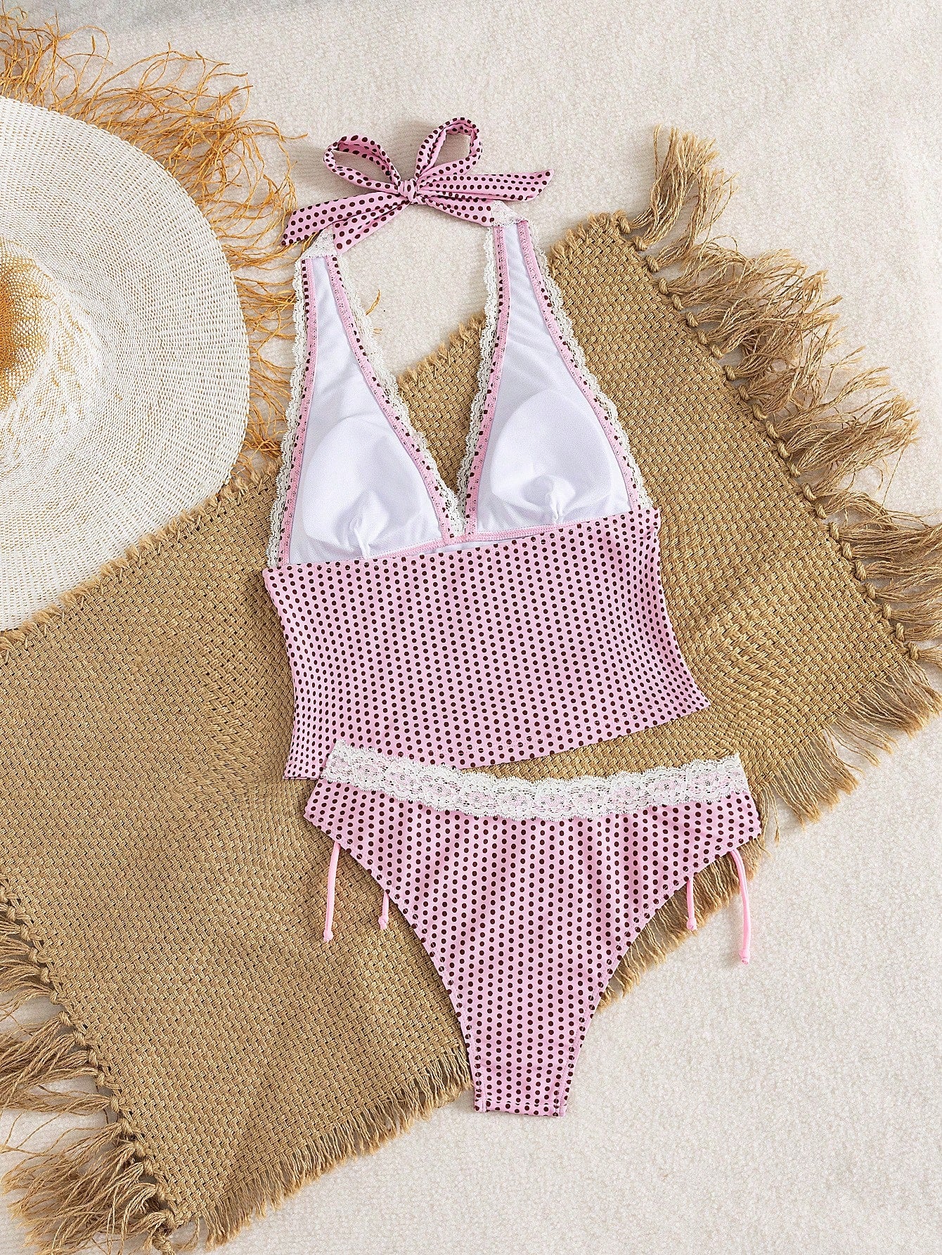 Tankini Minimalista com Renda Leticia