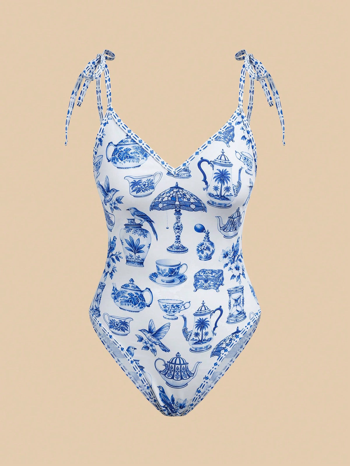 Maiô Minimalista Tropical Francesca 