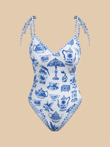 Maiô Minimalista Tropical Francesca 