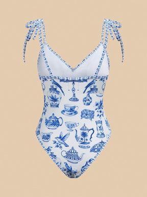 Maiô Minimalista Tropical Francesca 