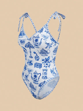 Maiô Minimalista Tropical Francesca 