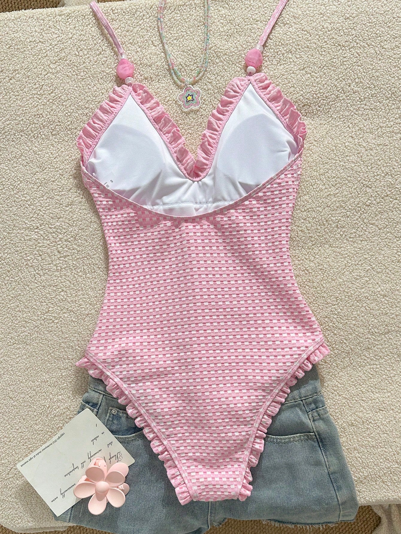 Maiô Rendado Halter Isabella