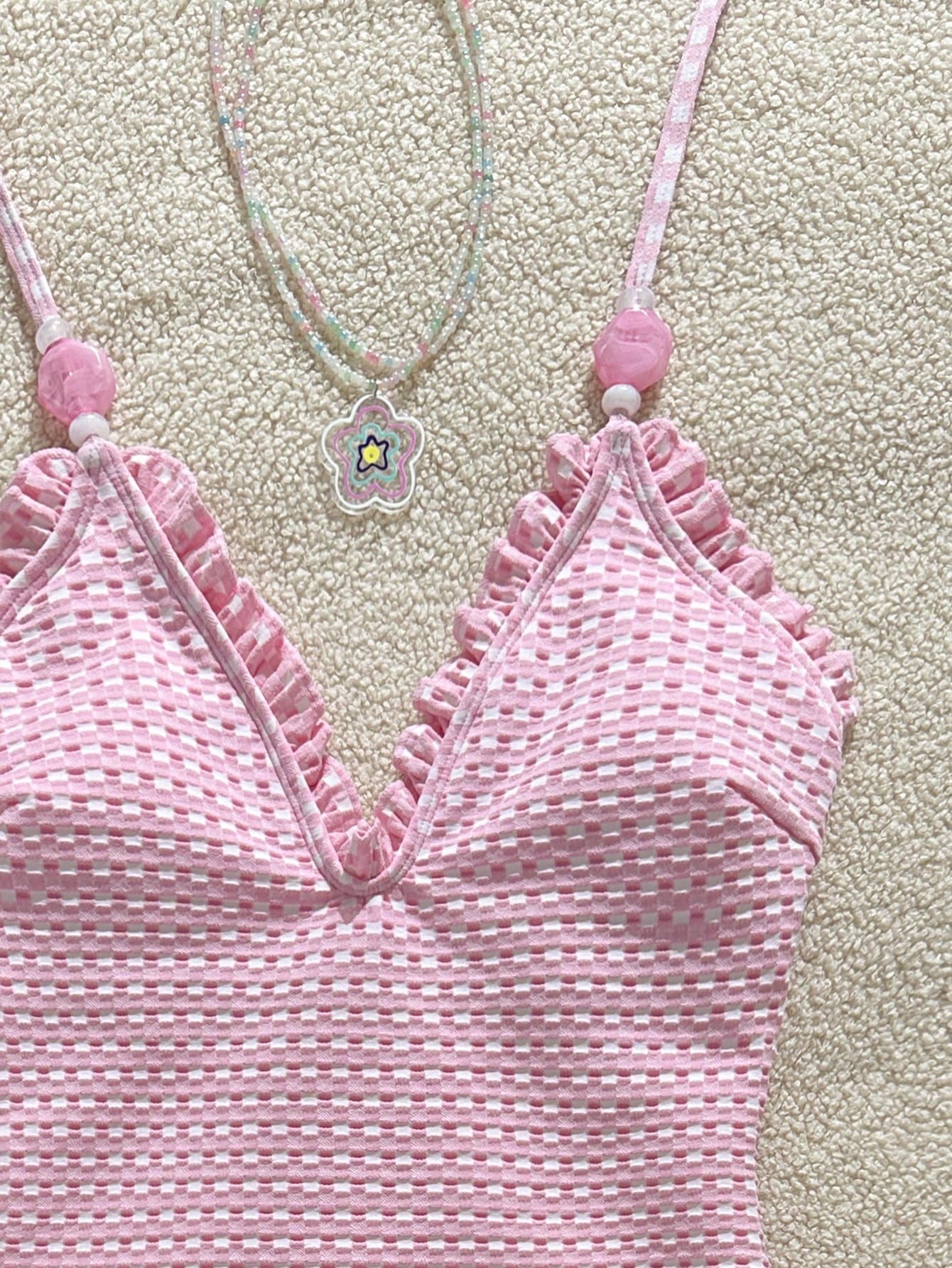 Maiô Rendado Halter Isabella