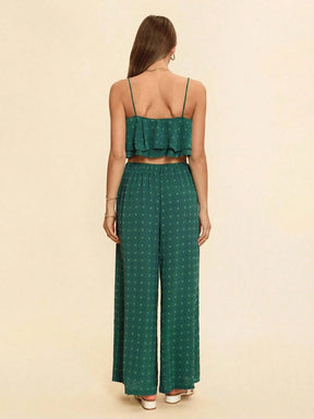 Conjunto 2 Peças Cropped Regata Diana