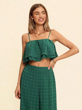 Conjunto 2 Peças Cropped Regata Diana