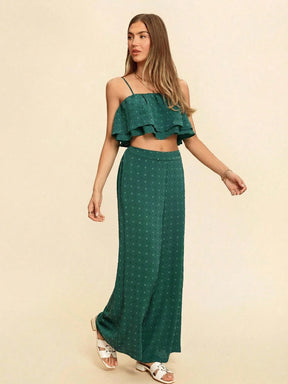 Conjunto 2 Peças Cropped Regata Diana