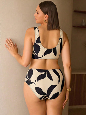 Biquíni Elegante Plus Size Concha 3D