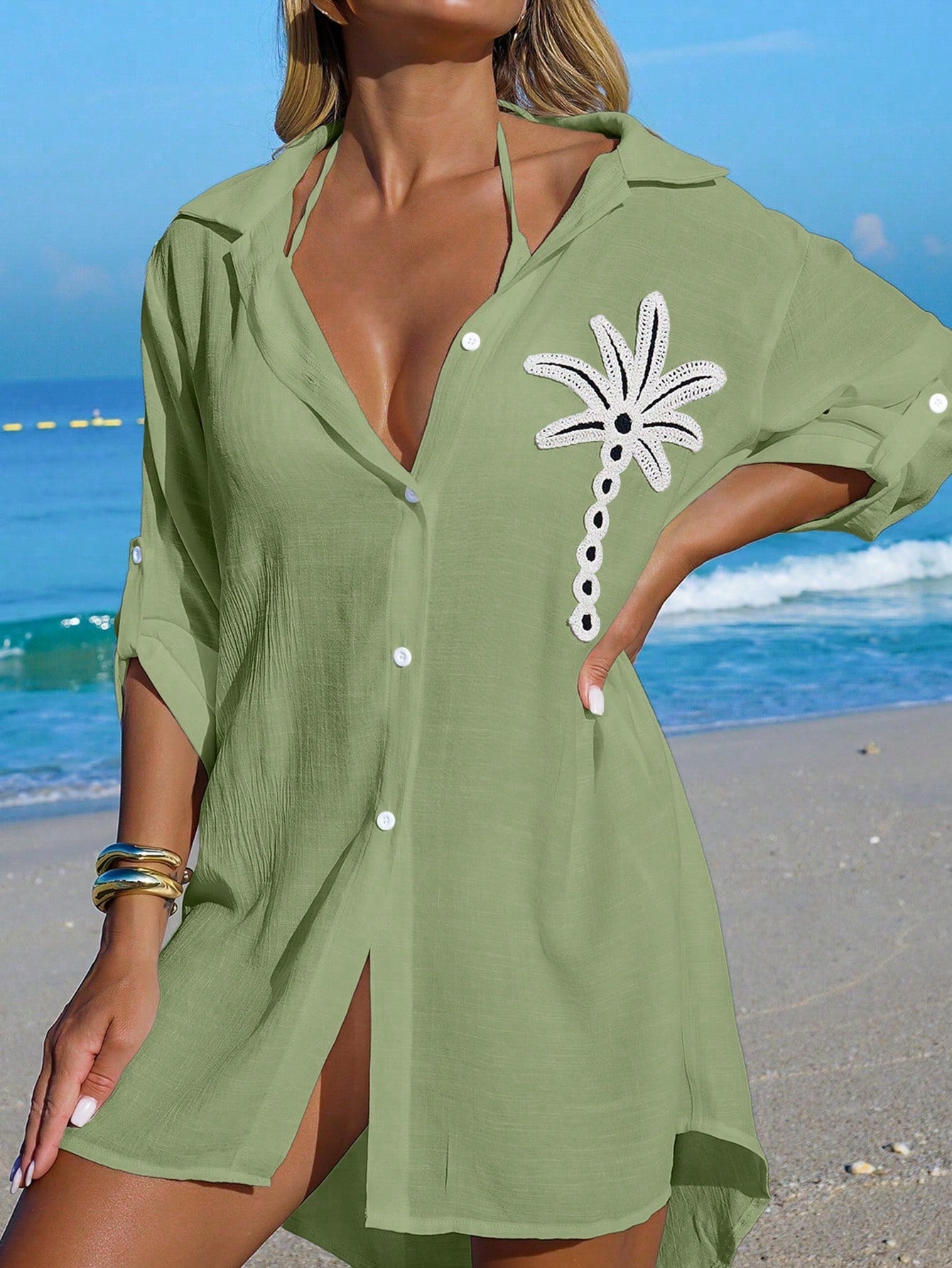 Kimono Camisa Flora
