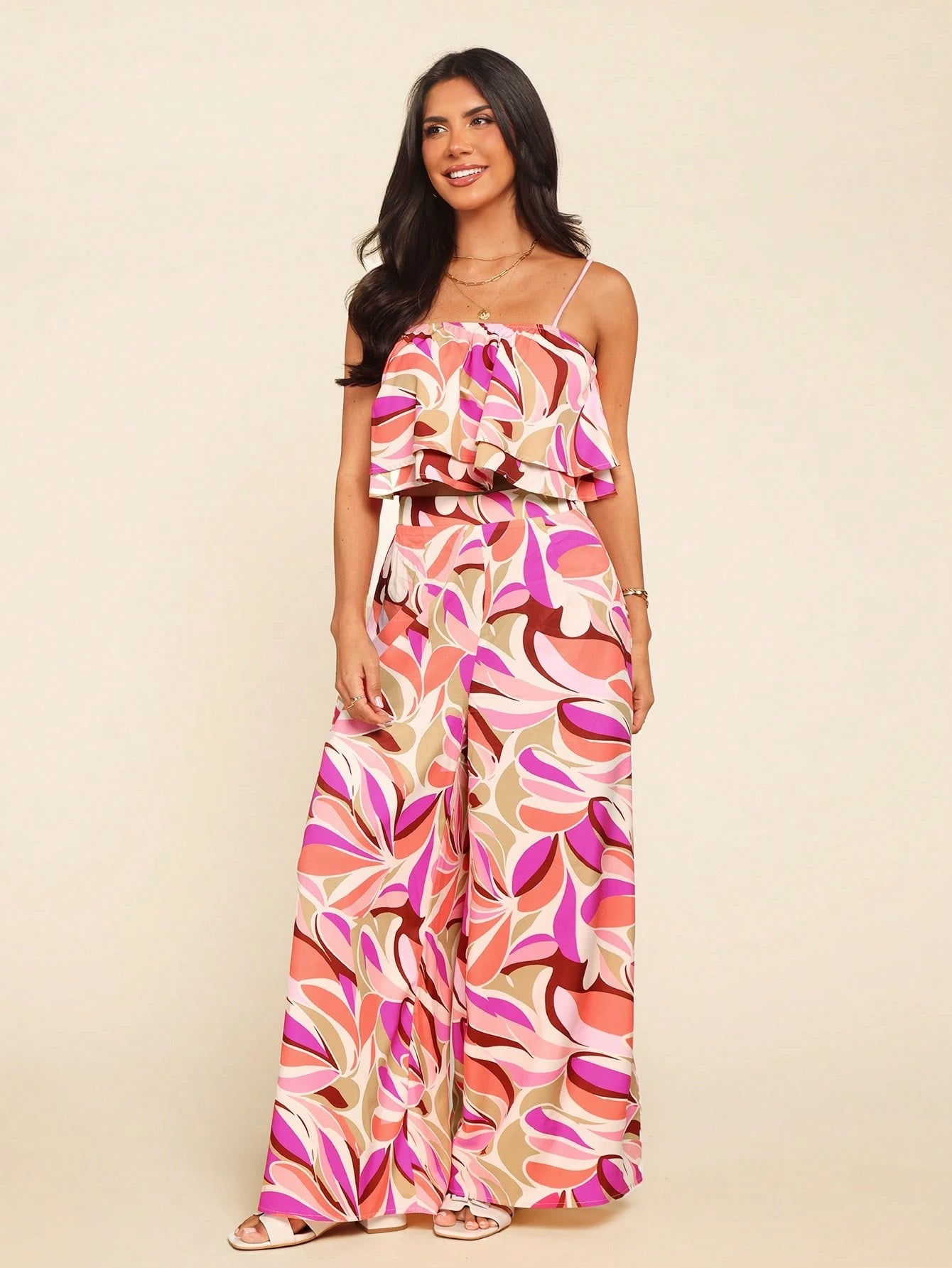 Conjunto 2 Peças Cropped Regata Diana