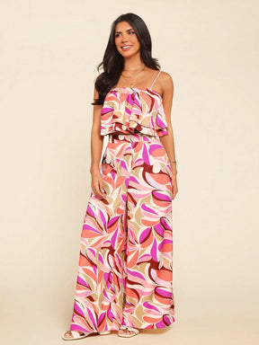 Conjunto 2 Peças Cropped Regata Diana