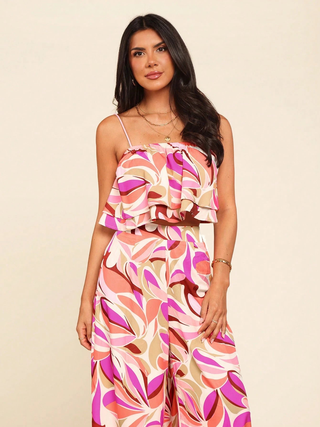 Conjunto 2 Peças Cropped Regata Diana