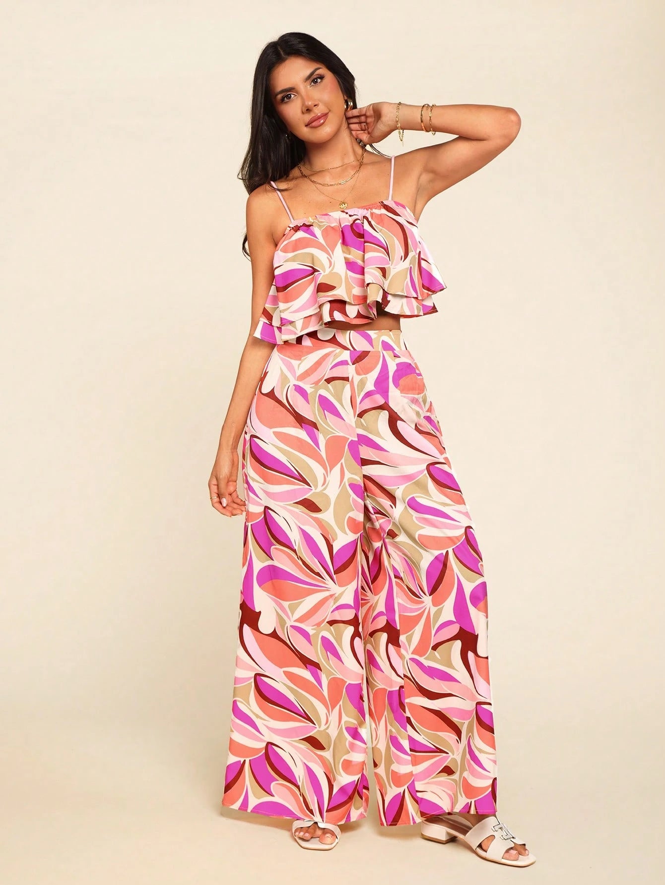 Conjunto 2 Peças Cropped Regata Diana