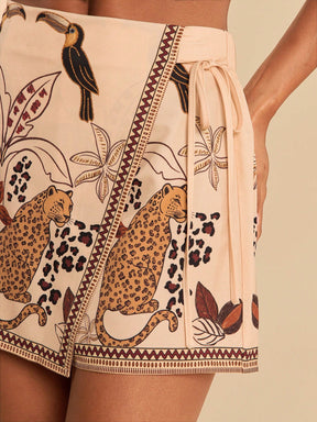 Skort Tropical Elegante Camille