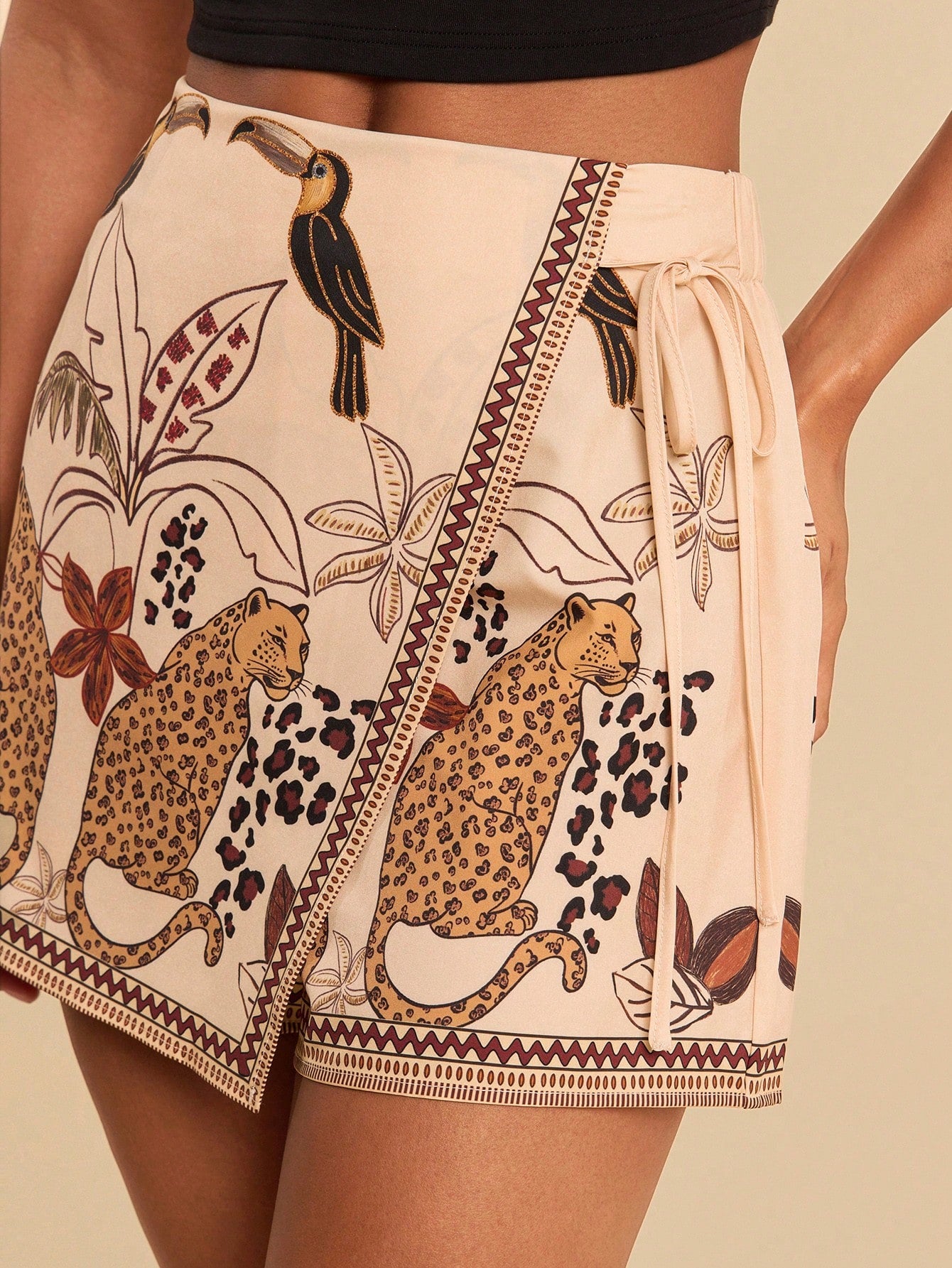 Skort Tropical Elegante Camille