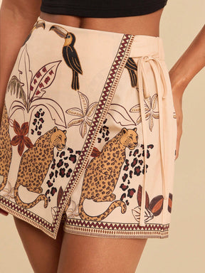 Skort Tropical Elegante Camille