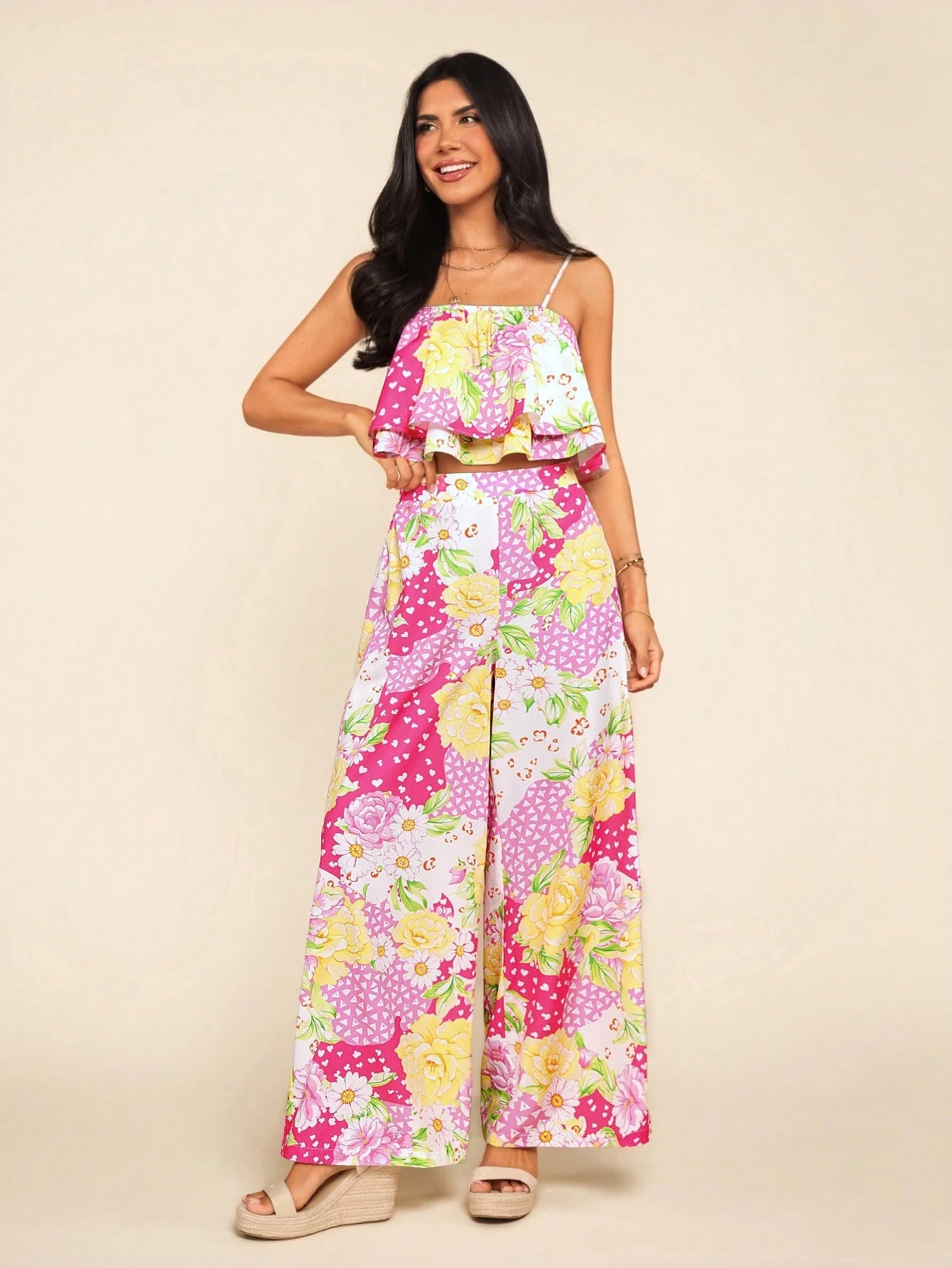 Conjunto 2 Peças Cropped Regata Diana