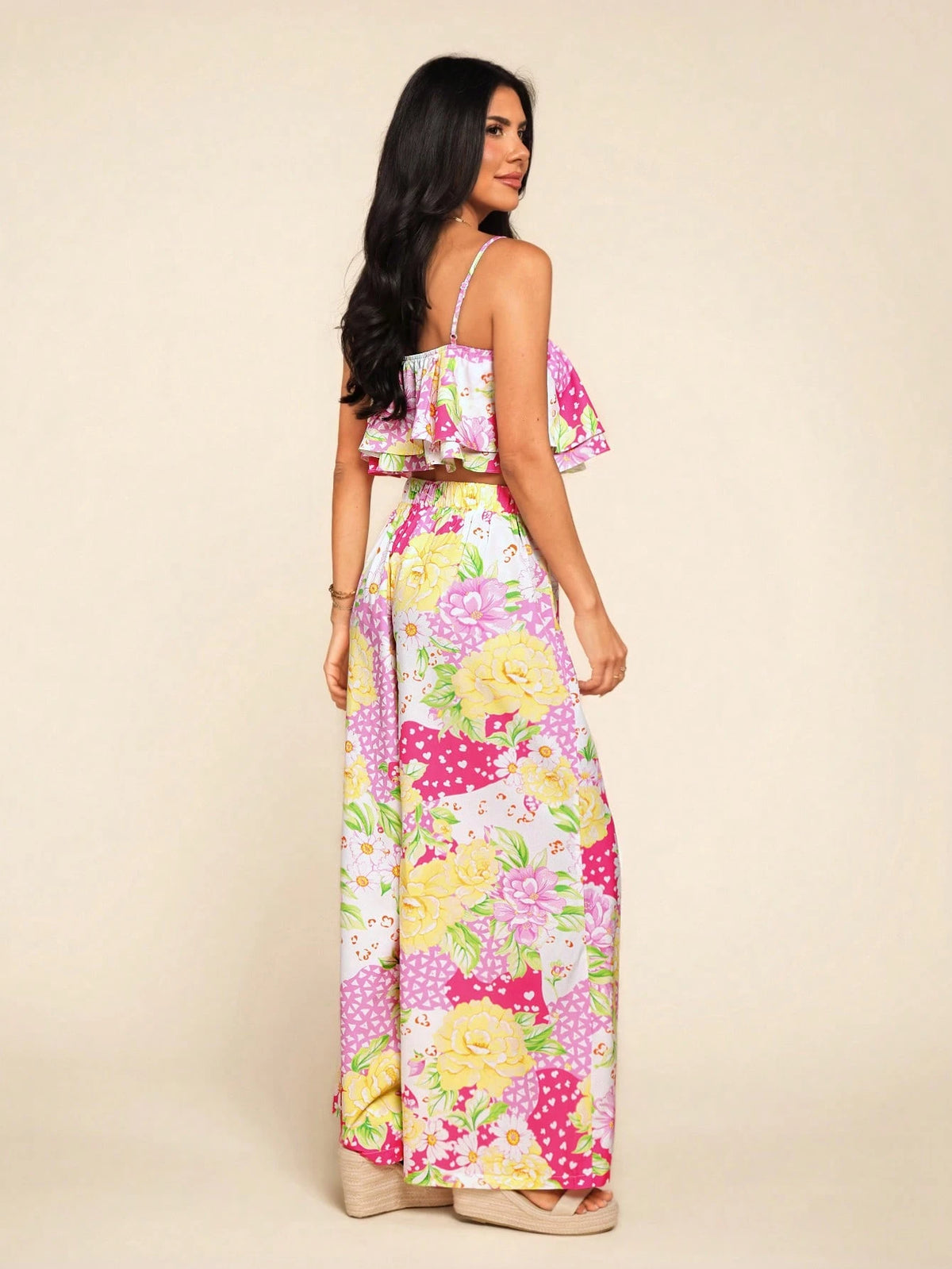 Conjunto 2 Peças Cropped Regata Diana