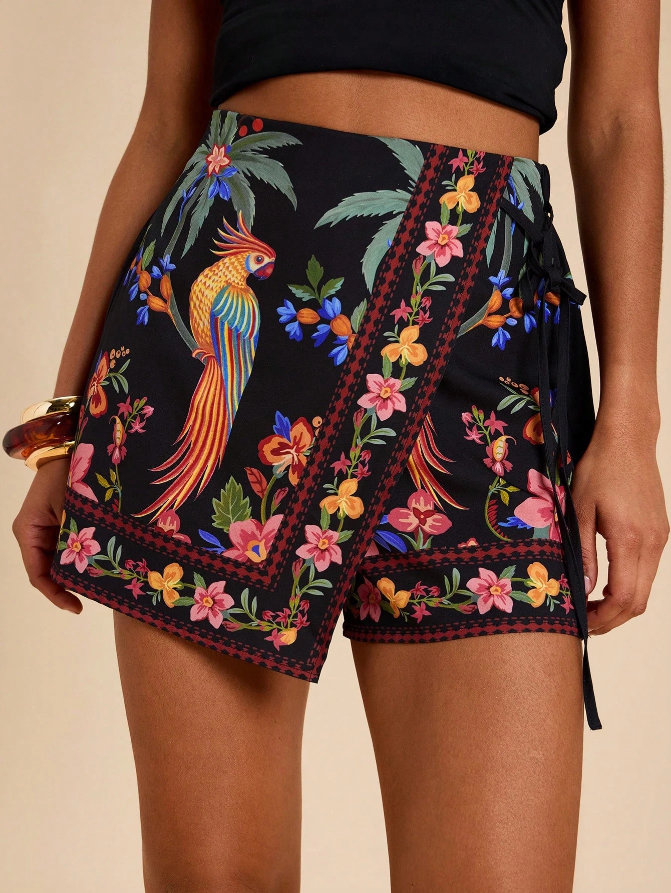 Skort Tropical Elegante Camille