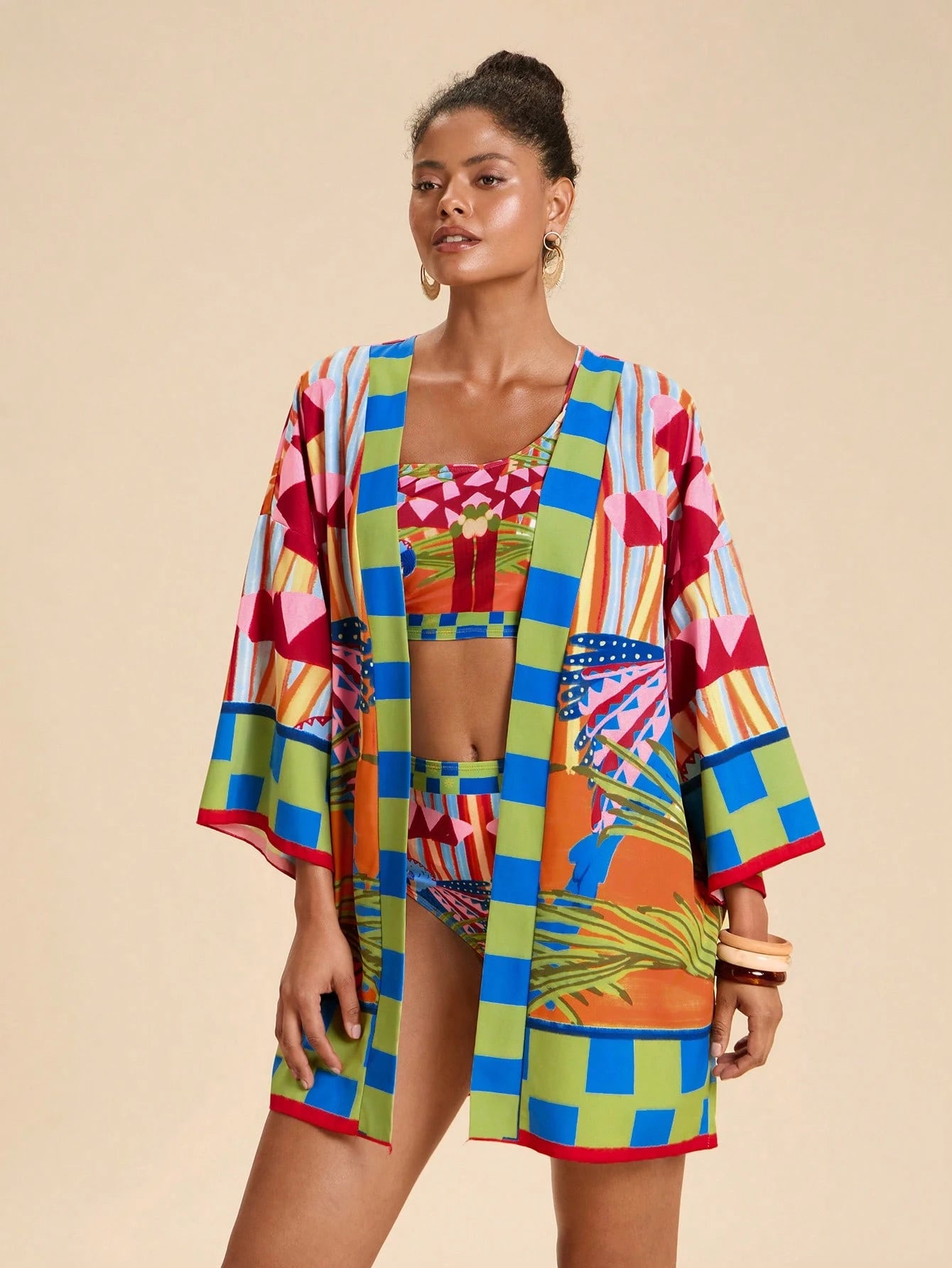Kimono Luxo Verão Nina