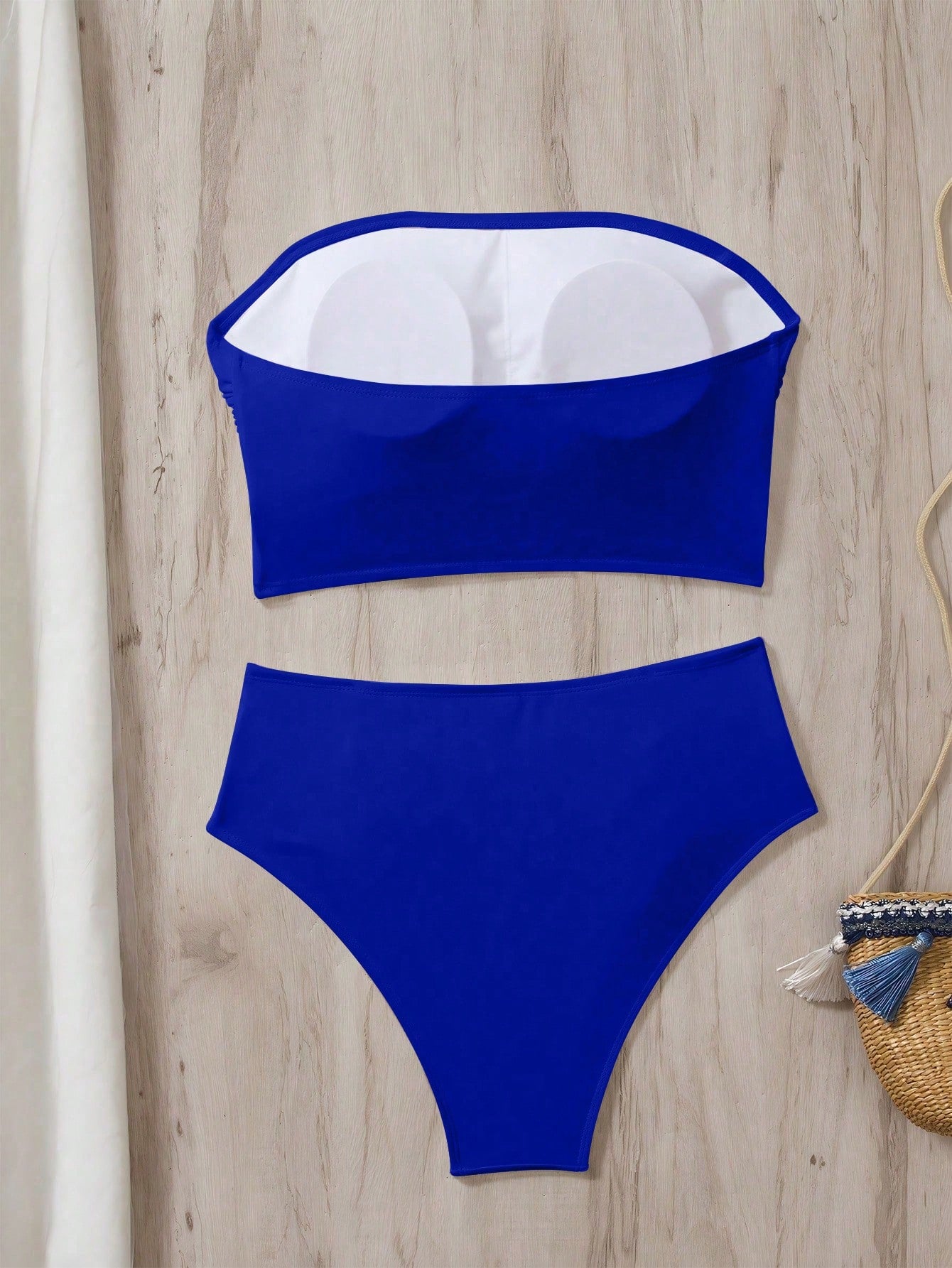 Biquíni Cintura Alta Franzido Camille