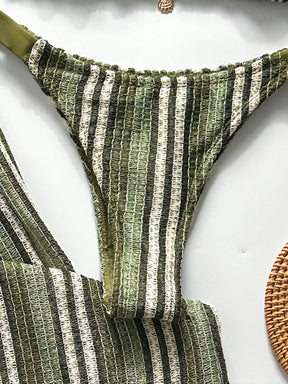 Conjunto Biquíni 3 Peças Tricô Elegante Ariela