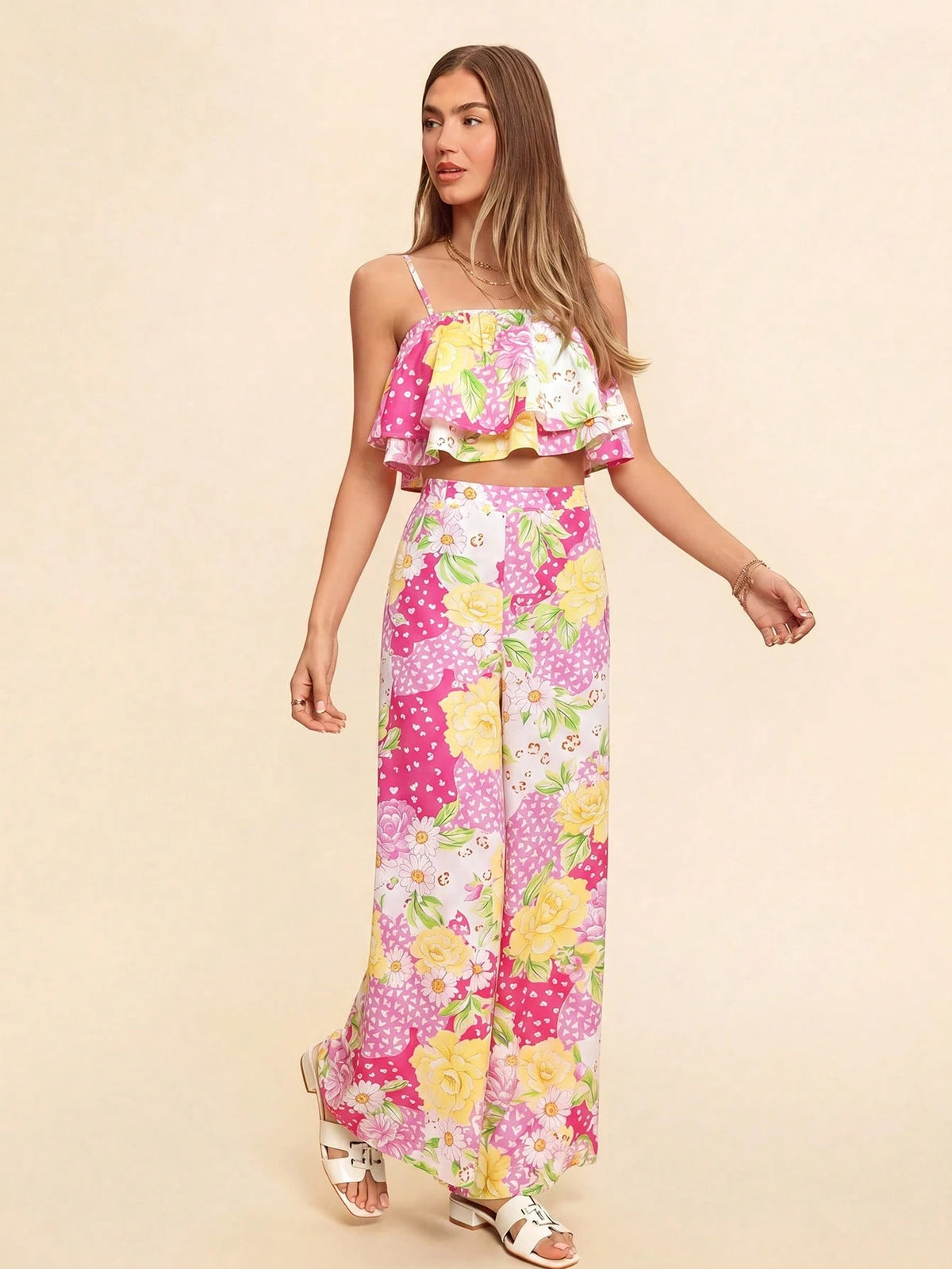 Conjunto 2 Peças Cropped Regata Diana