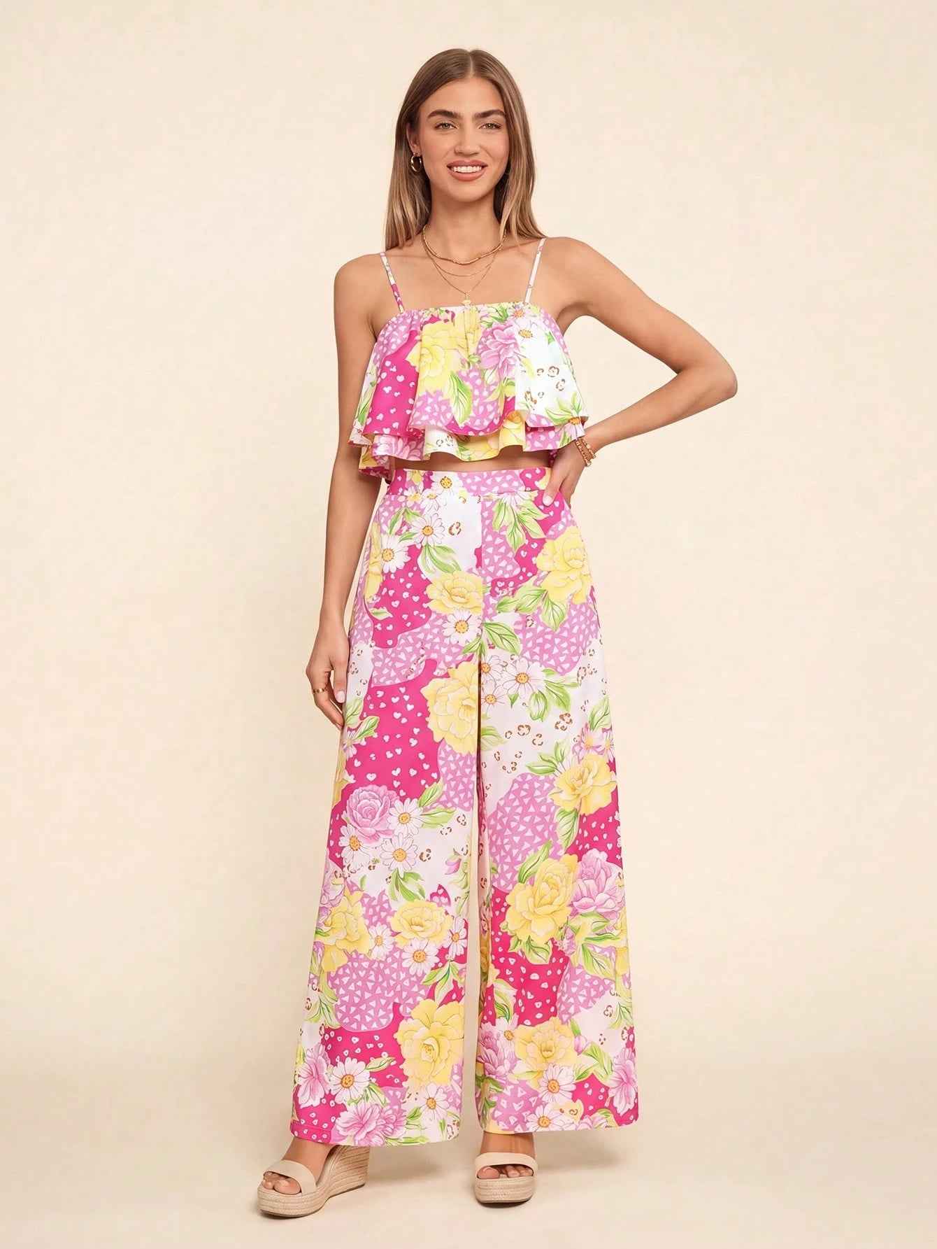 Conjunto 2 Peças Cropped Regata Diana