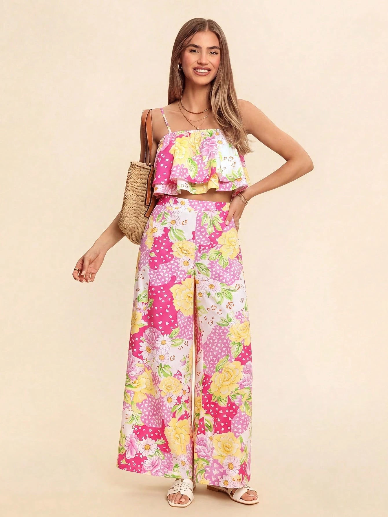 Conjunto 2 Peças Cropped Regata Diana