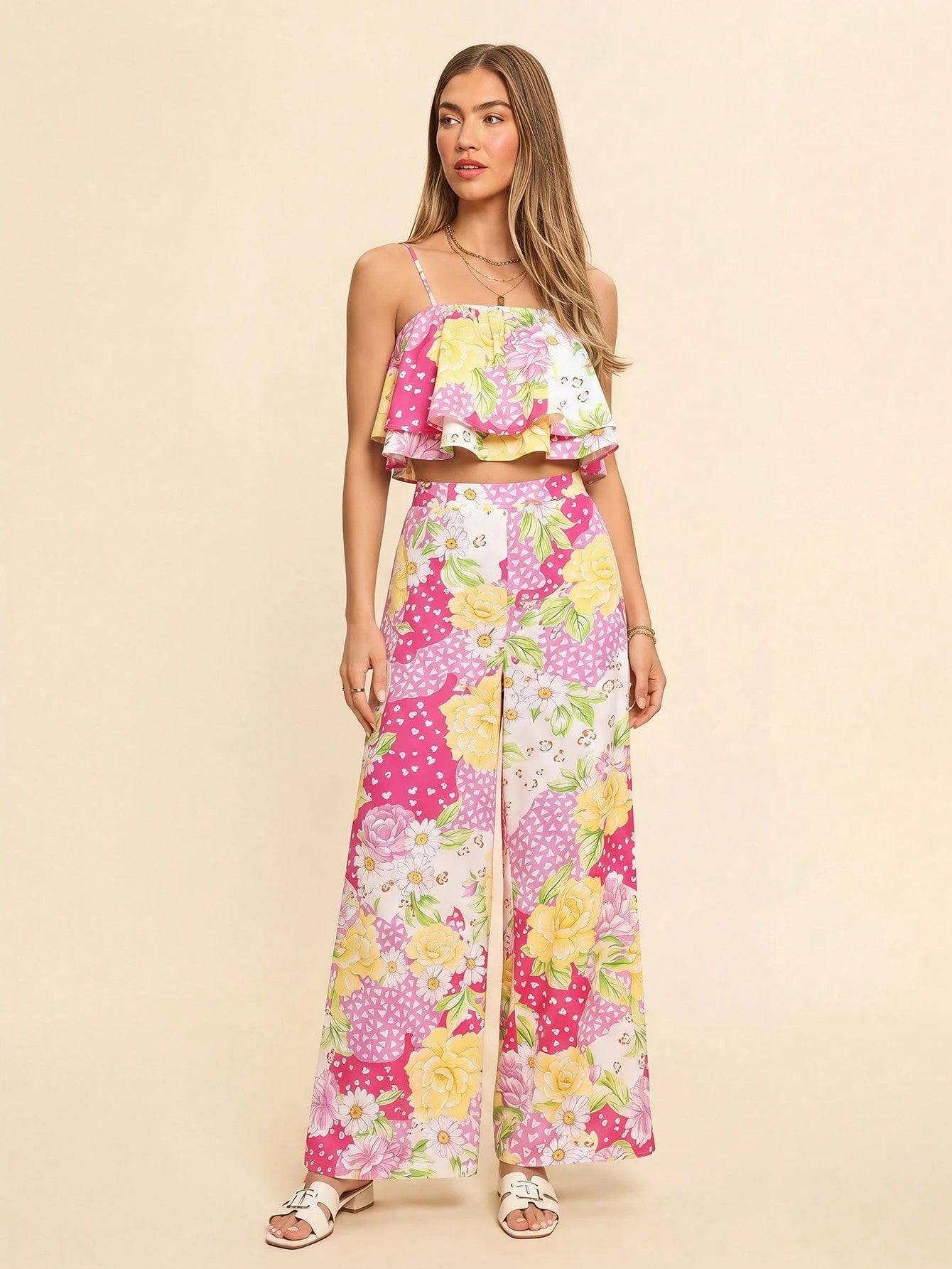 Conjunto 2 Peças Cropped Regata Diana