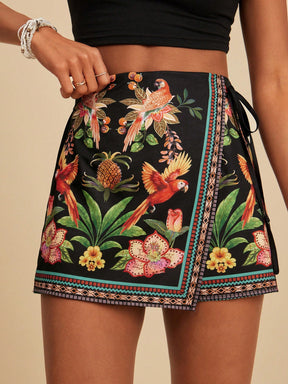 Skort Tropical Elegante Camille