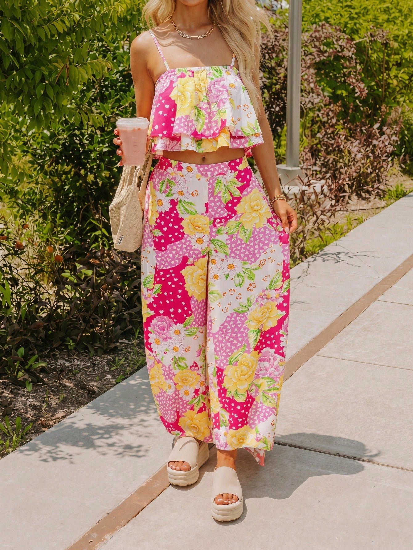 Conjunto 2 Peças Cropped Regata Diana