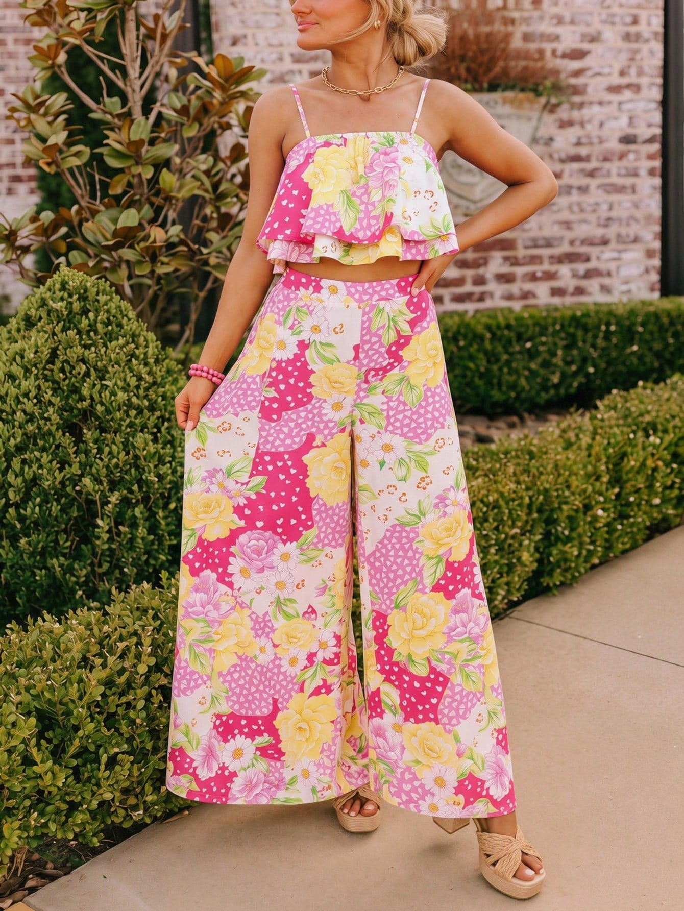 Conjunto 2 Peças Cropped Regata Diana