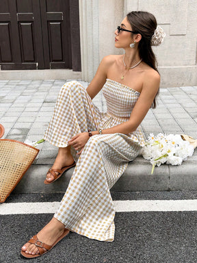 Conjunto 2 Peças Cropped Calça Pantalona Stella